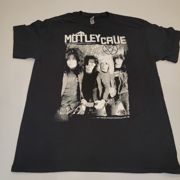 Motley Crue North American Stadium Tour 2022 Official Merch Graphic Tee Size Lar - Picture 11 of 11